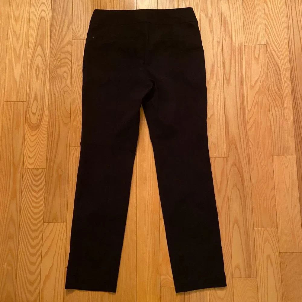 Ricki's Microtwill Slim Leg Black Pants Size 10 - Picture 3 of 11
